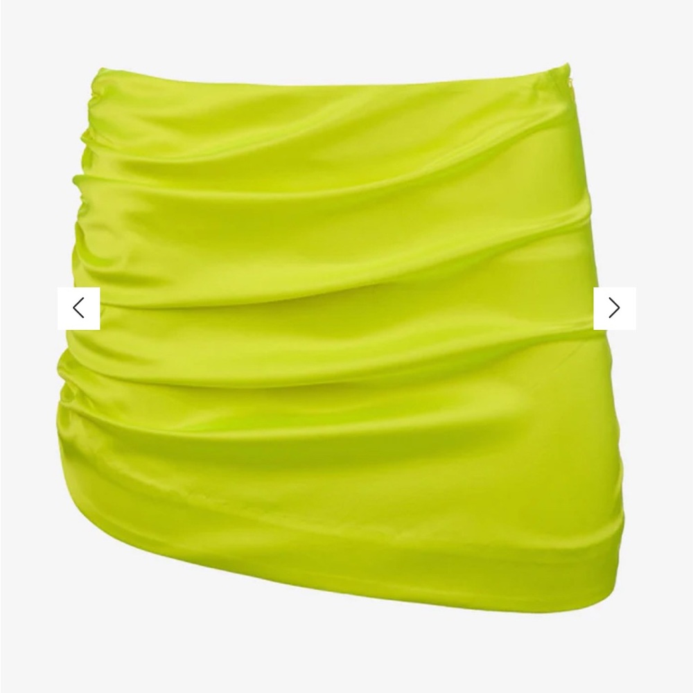SER.O.YA Neon Lime Mini Skirt XS NWT